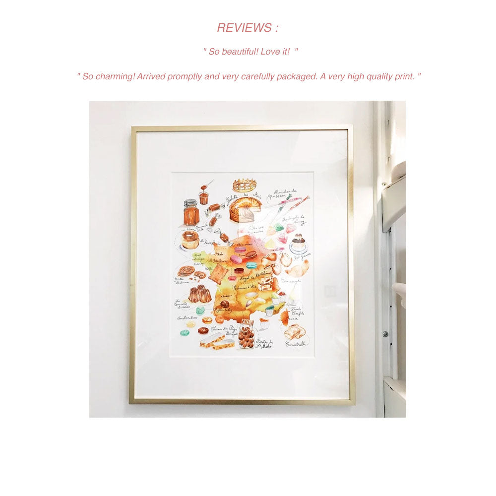 French treats - France map
