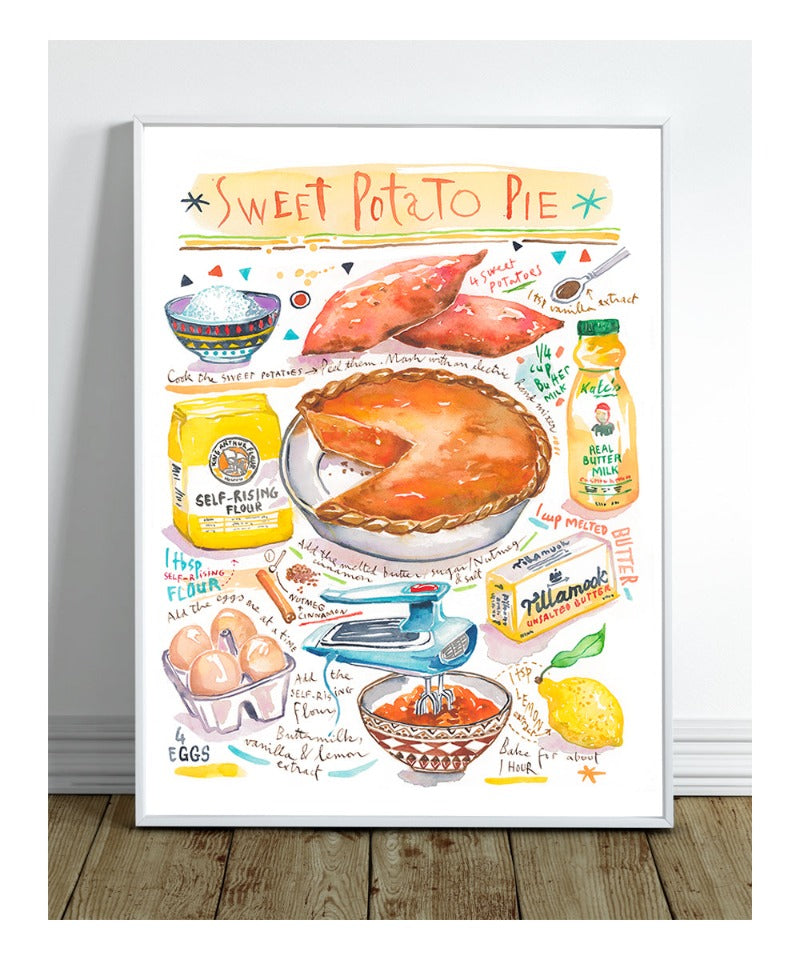 Recette de la Tarte aux patates douces