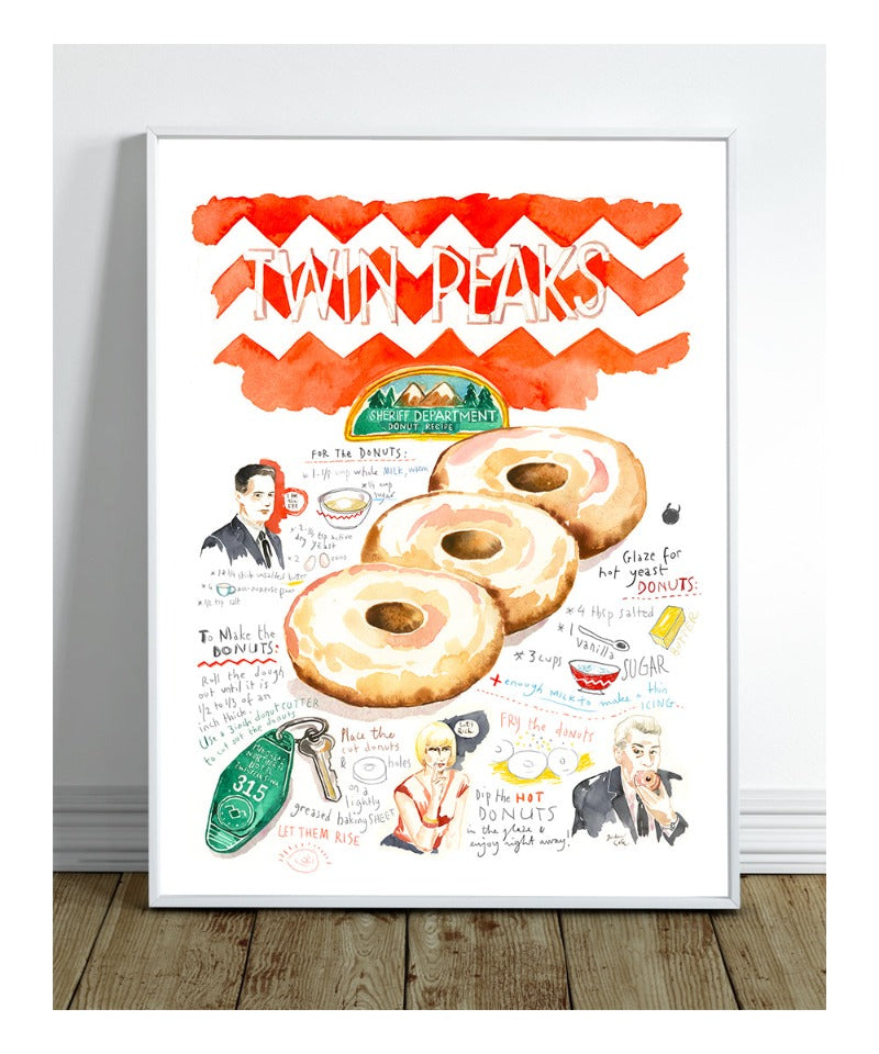 Twin Peaks Sheriff Department DONUT recipe