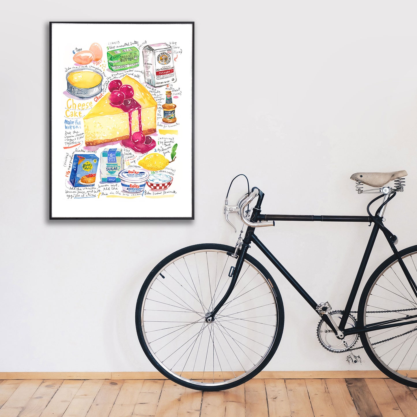 Cheesecake recipe print
