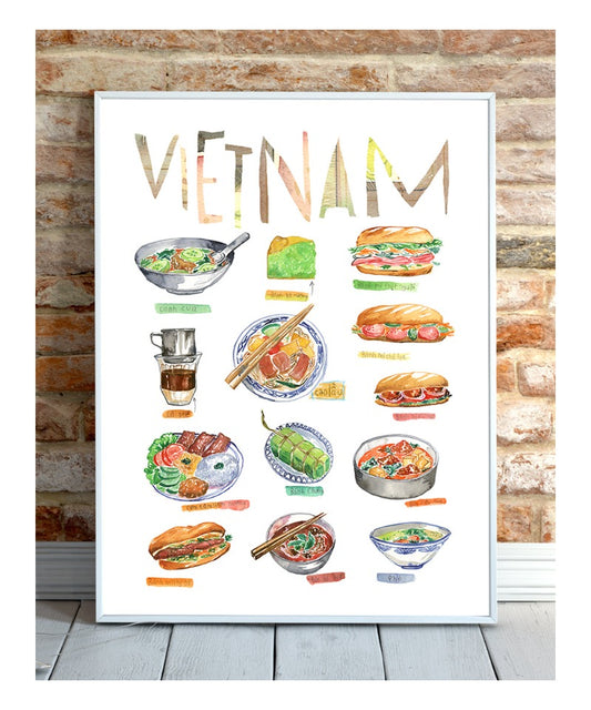Vietnam food print
