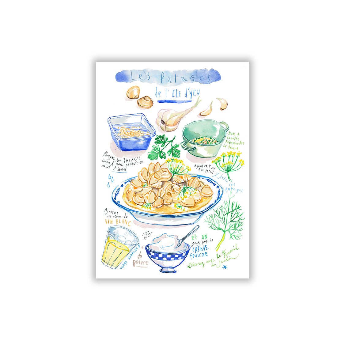 Recette des Patagos de l'Ile d'Yeu