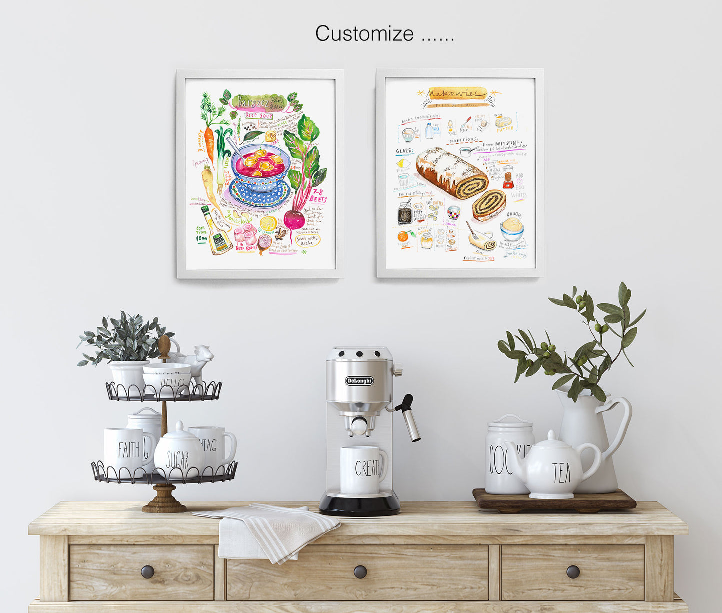 Set of 2 prints. Choose any two prints