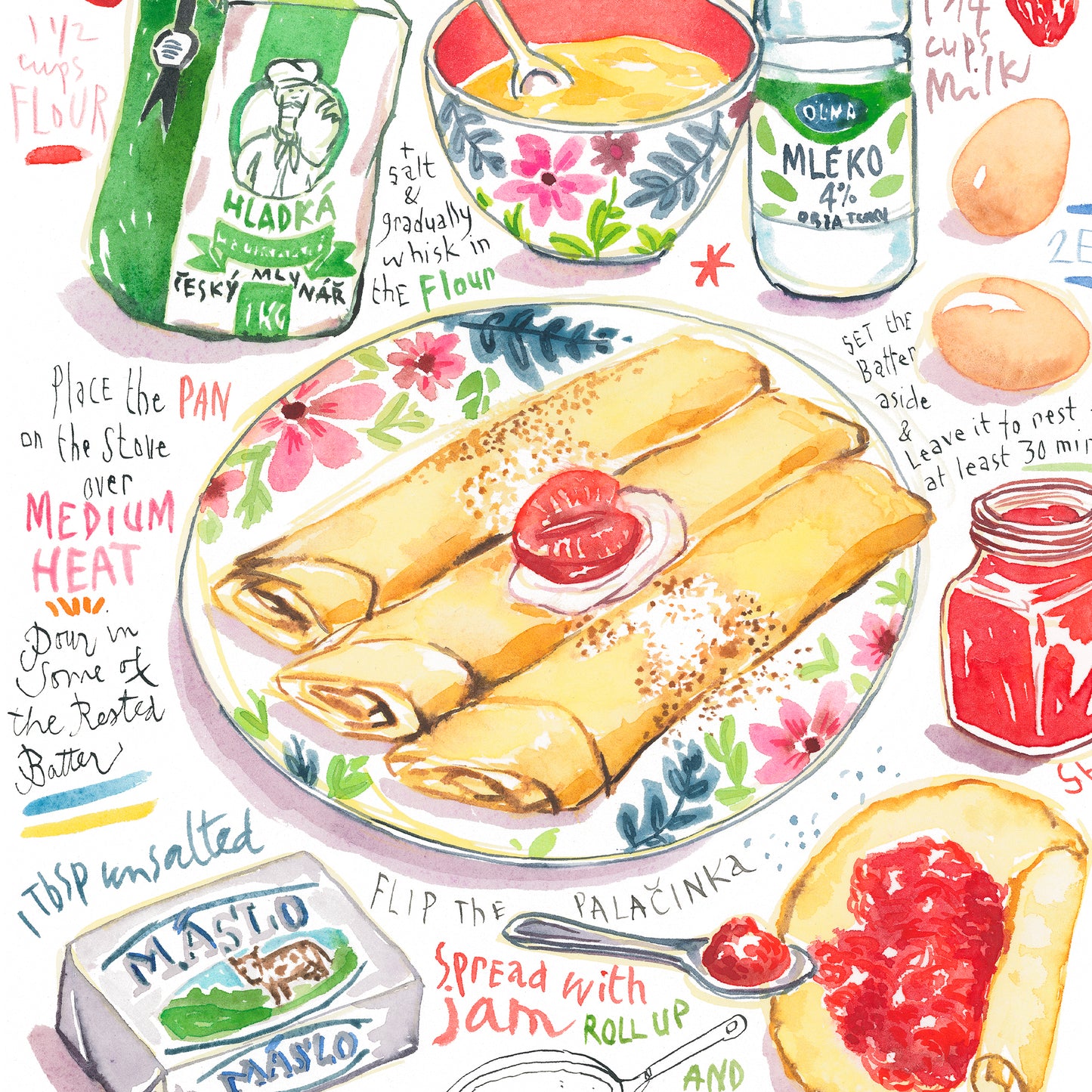 La recette des Palacinky