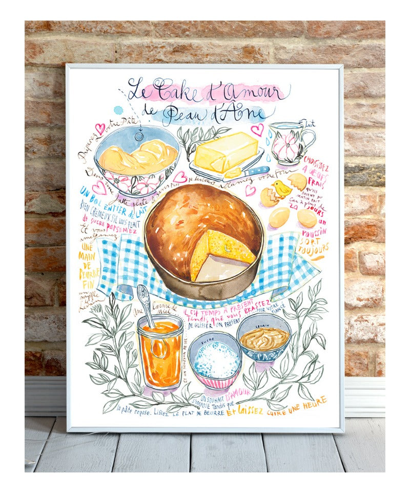 La Recette du Cake d'Amour de Peau d'Âne - The Recipe for Donkey Skin Love Cake