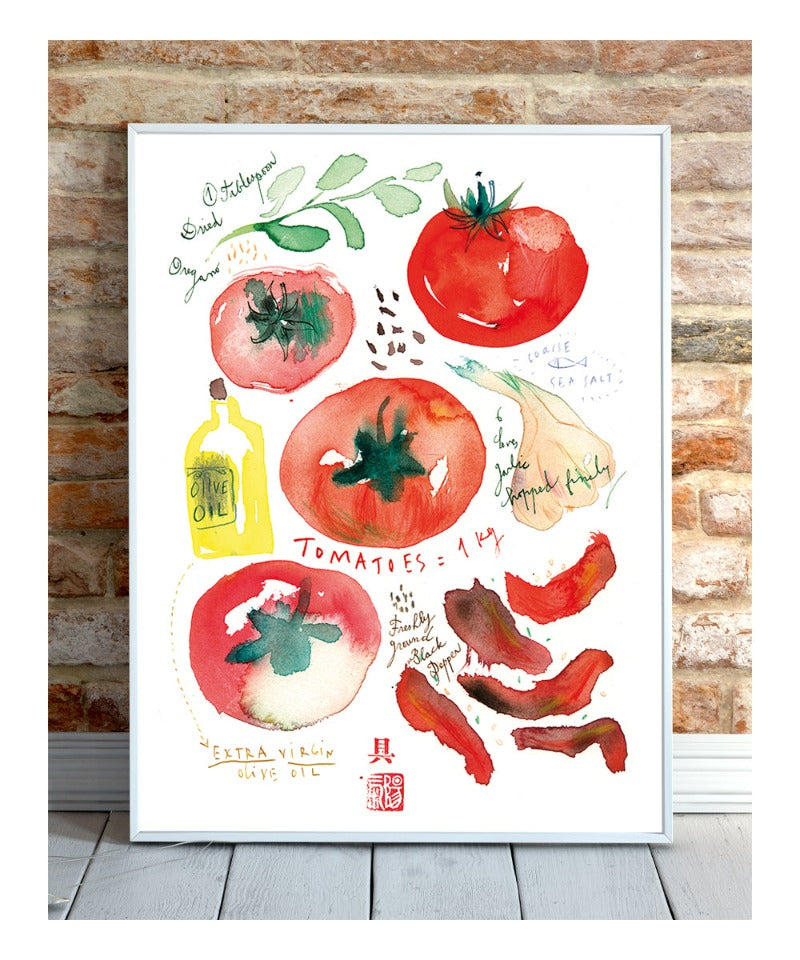 La recette des Tomates Séchées