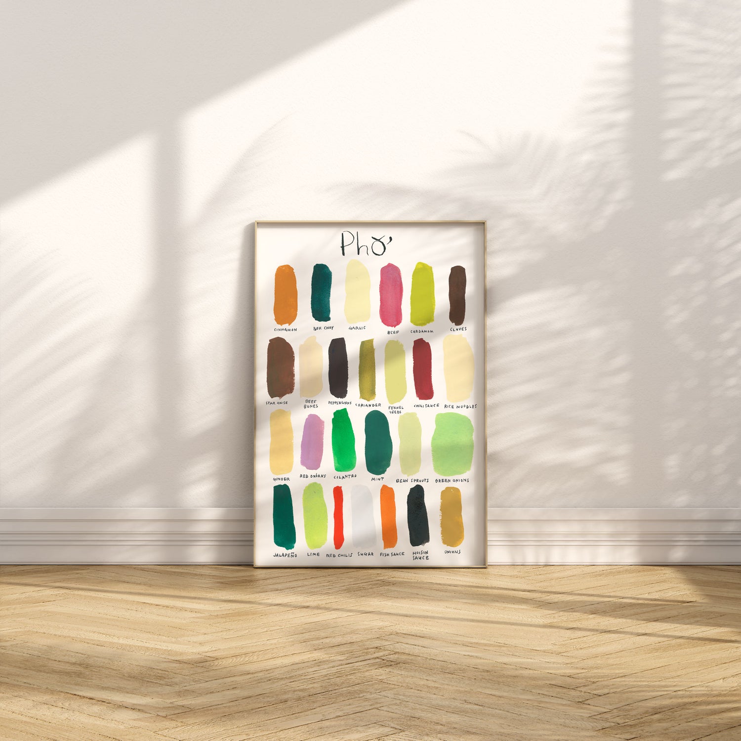 Vietnamese Pho Color Palette