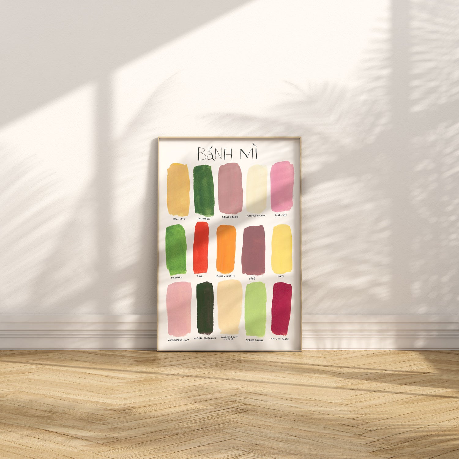 Vietnamese Banh Mi Color Palette