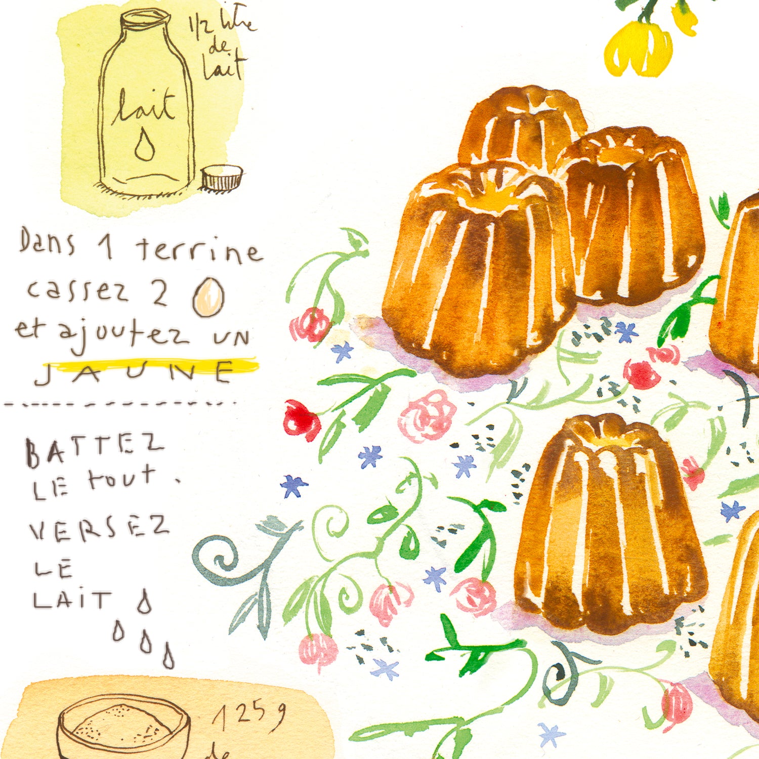 La recette des Canelés