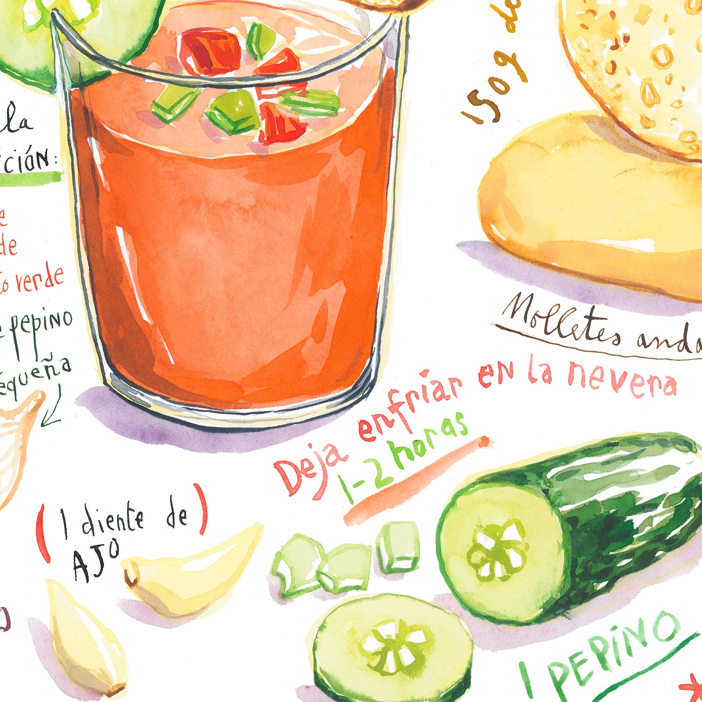 Recette du Gazpacho