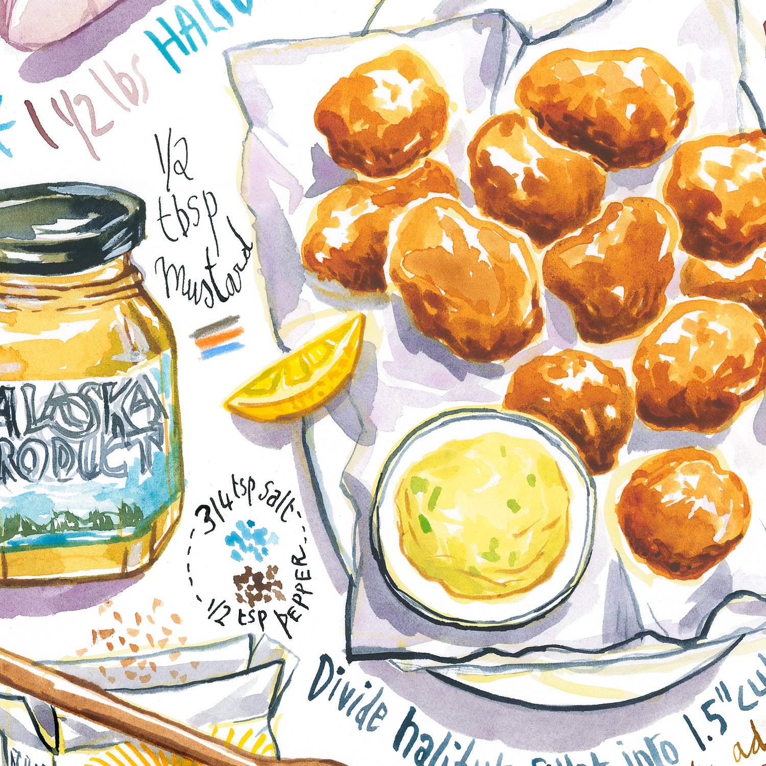 Beer-Battered Alaska Halibut recipe