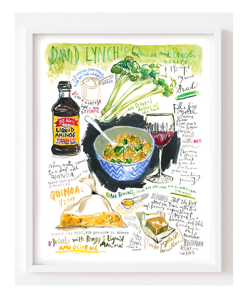 David Lynch's Quinoa and Broccoli Recipe