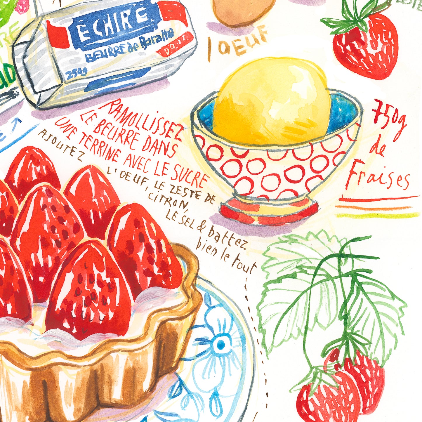Mini Strawberry tart recipe - Strawberry tartlets