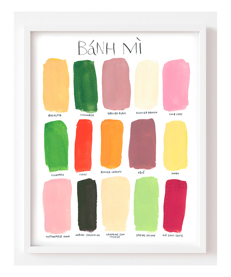 Vietnamese Banh Mi Color Palette