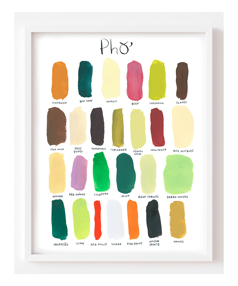 Vietnamese Pho Color Palette