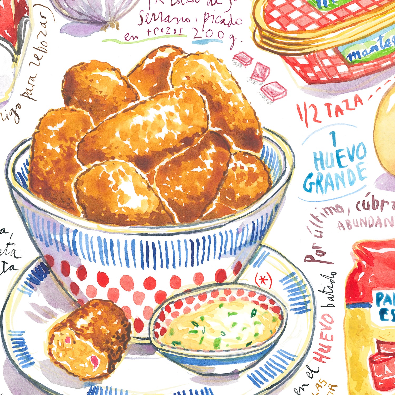 Recette des Croquetas de Jamón