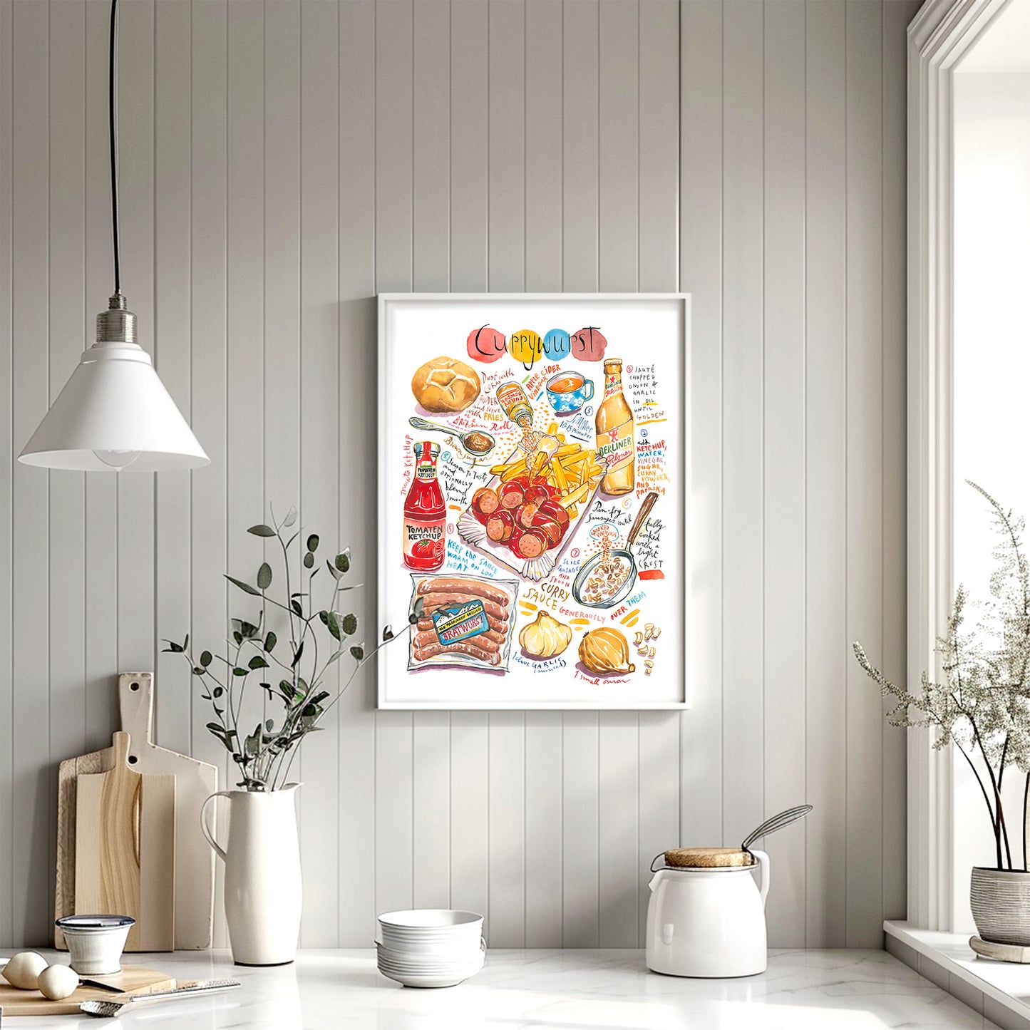 Une recette de Currywurst