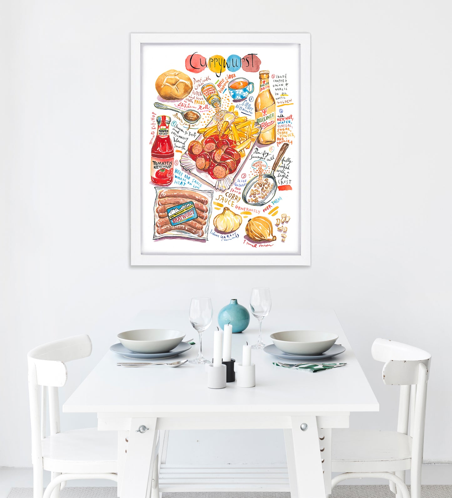 Une recette de Currywurst