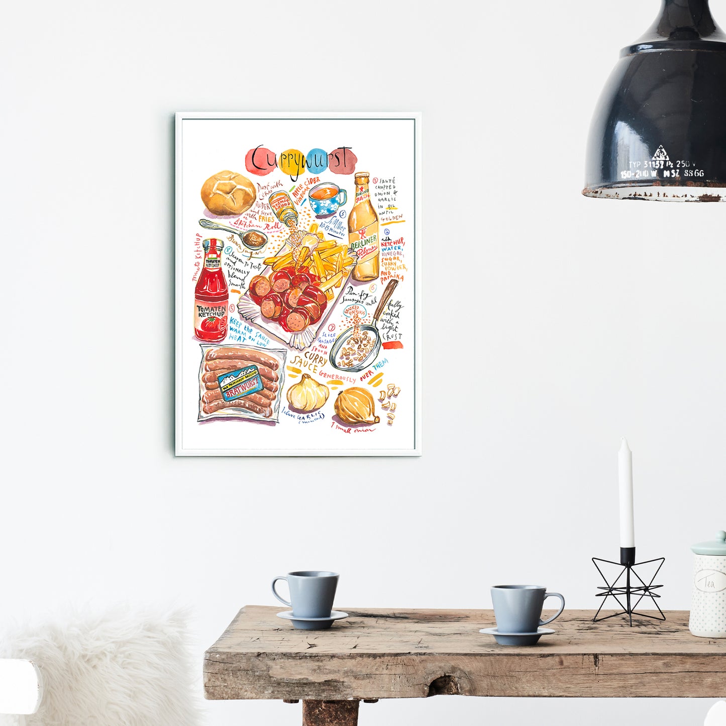 Une recette de Currywurst