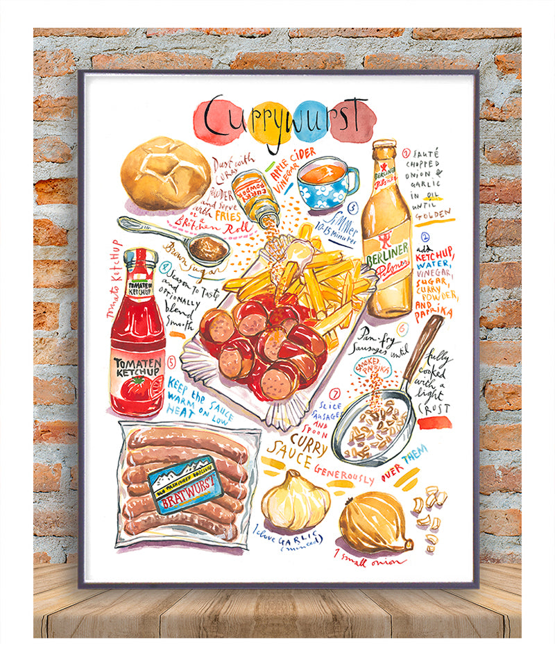 Une recette de Currywurst