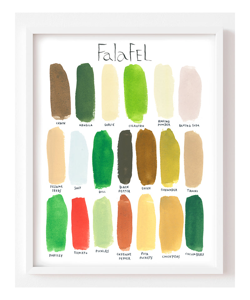 Falafel Color Palette