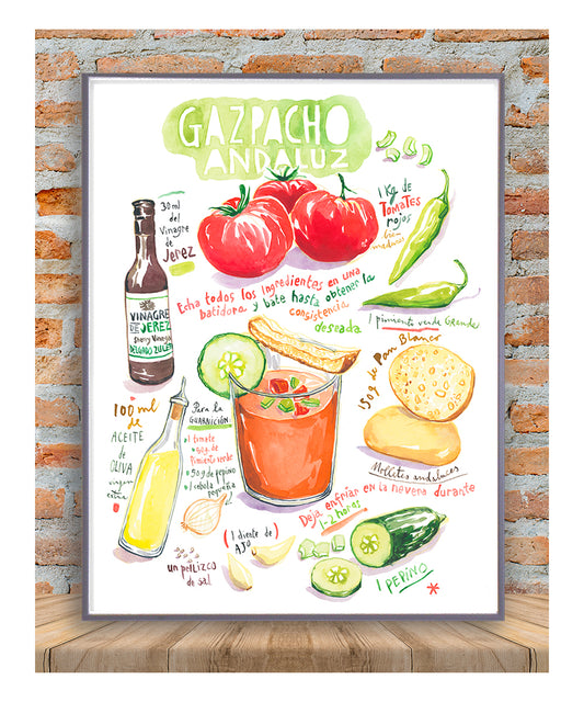 Recette du Gazpacho