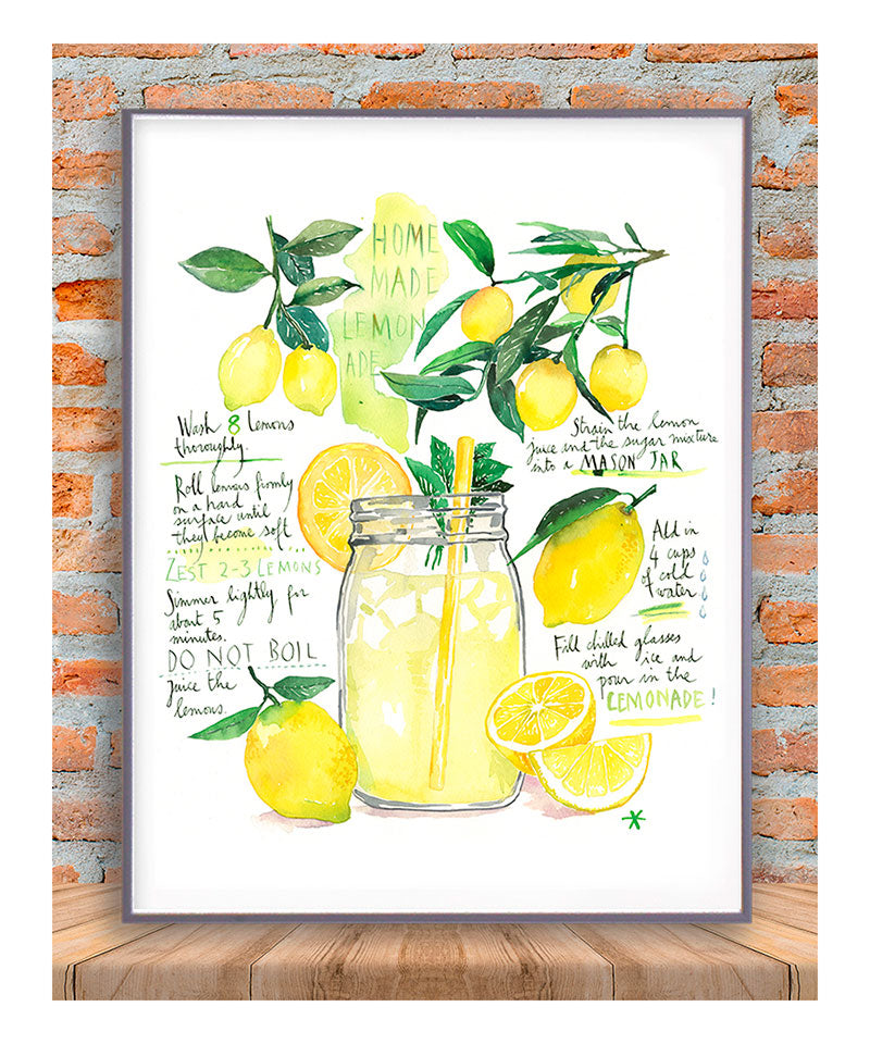Homemade lemonade recipe