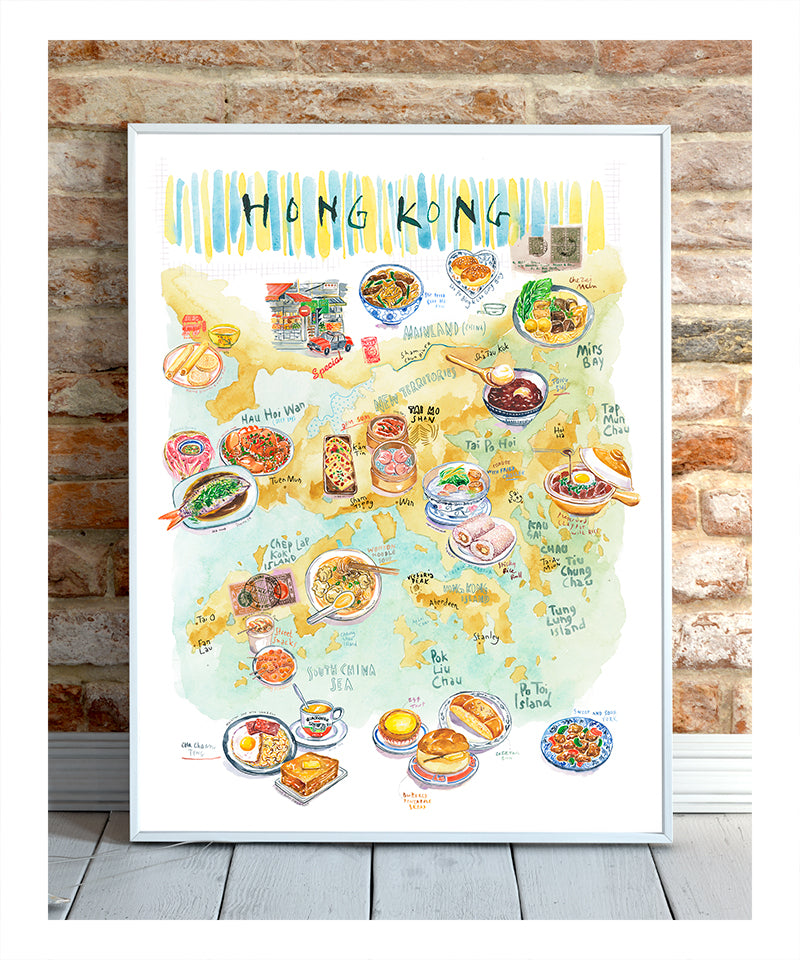 Hong Kong food map