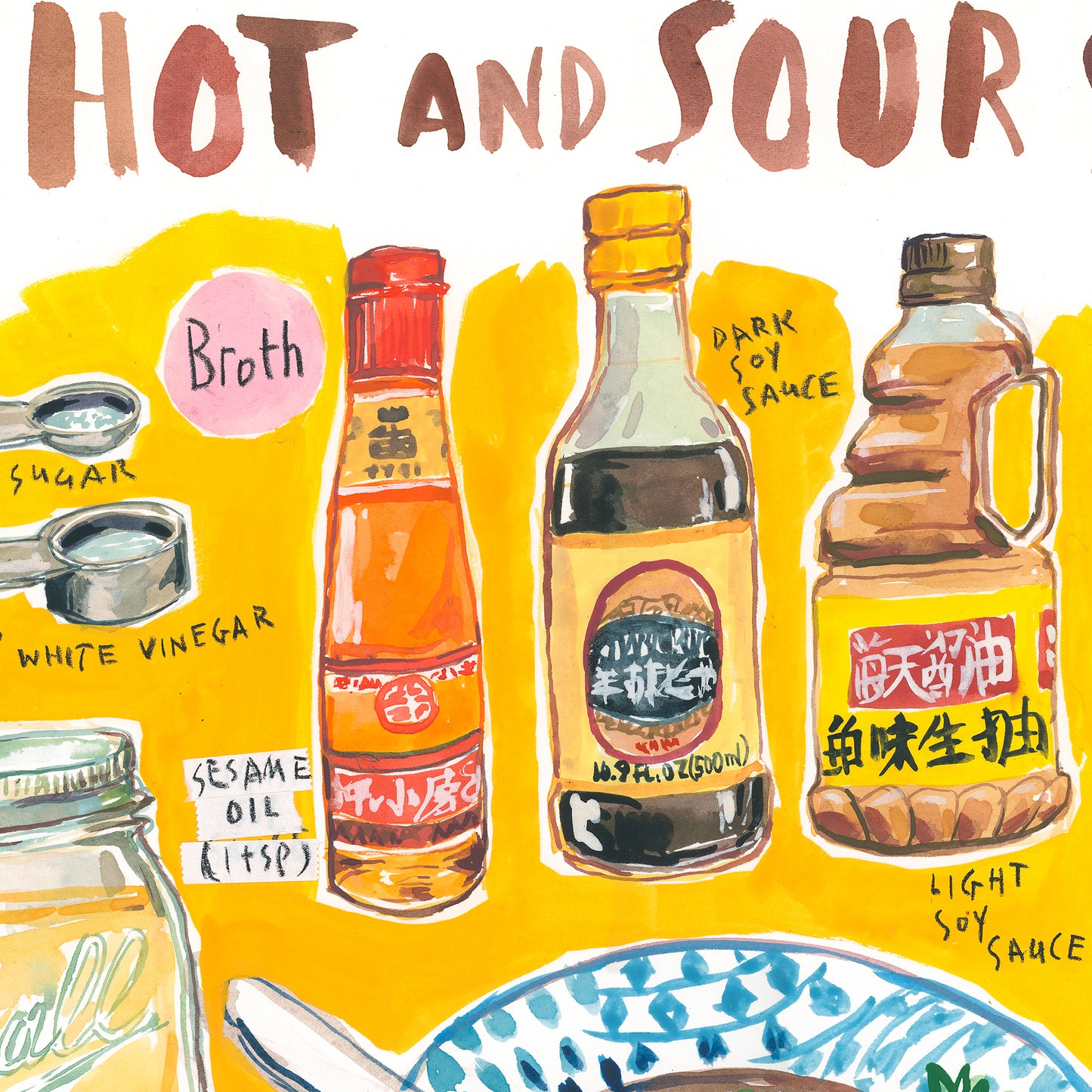 Chinese Hot and Sour Soup recipe