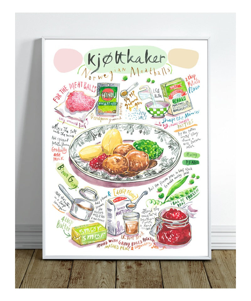 Les Boulettes de Viande Norvégiennes - Kjøttkaker