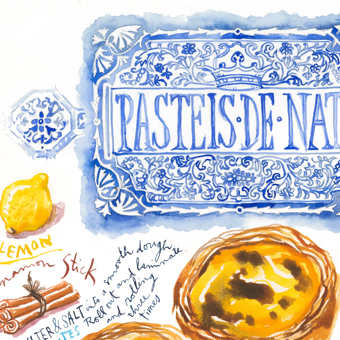 Pastéis de Nata recipe - In English