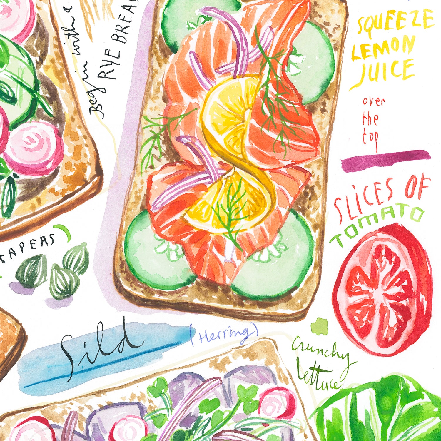 Smørrebrød danois