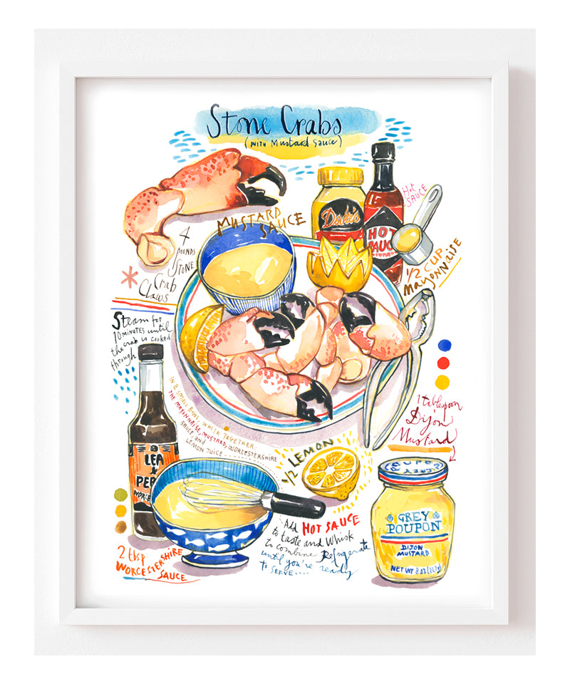 Stone Crab and Mustard Sauce Recipe