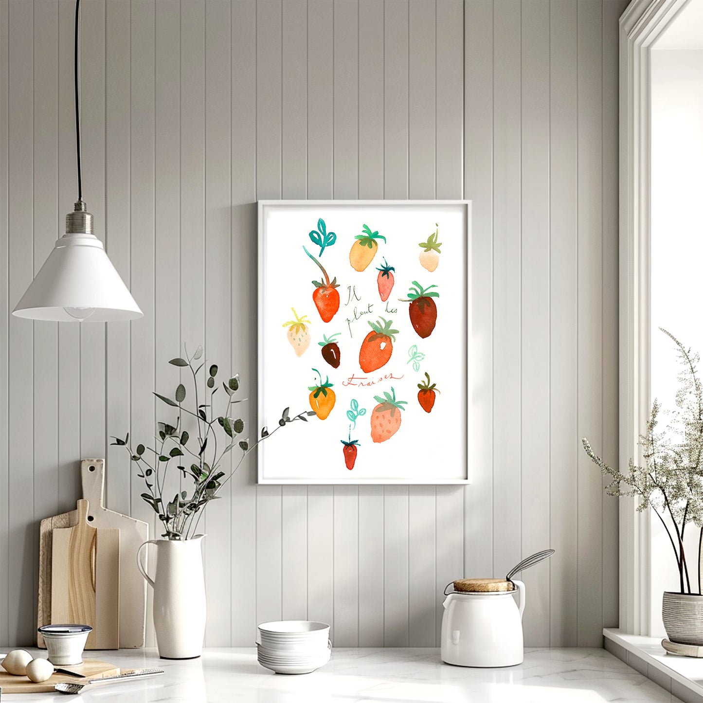 Il pleut des Fraises ( It is raining Strawberries )