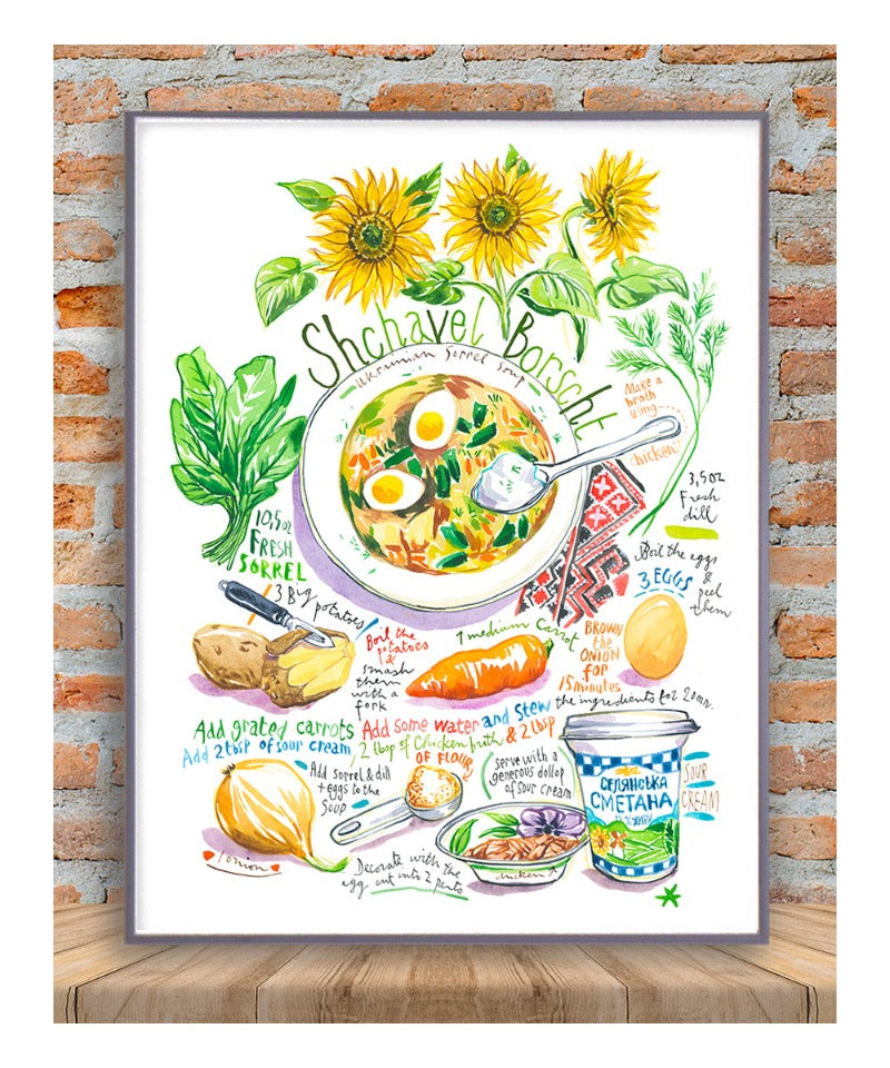 Recette de la Soupe Ukrainienne à l'Oseille 