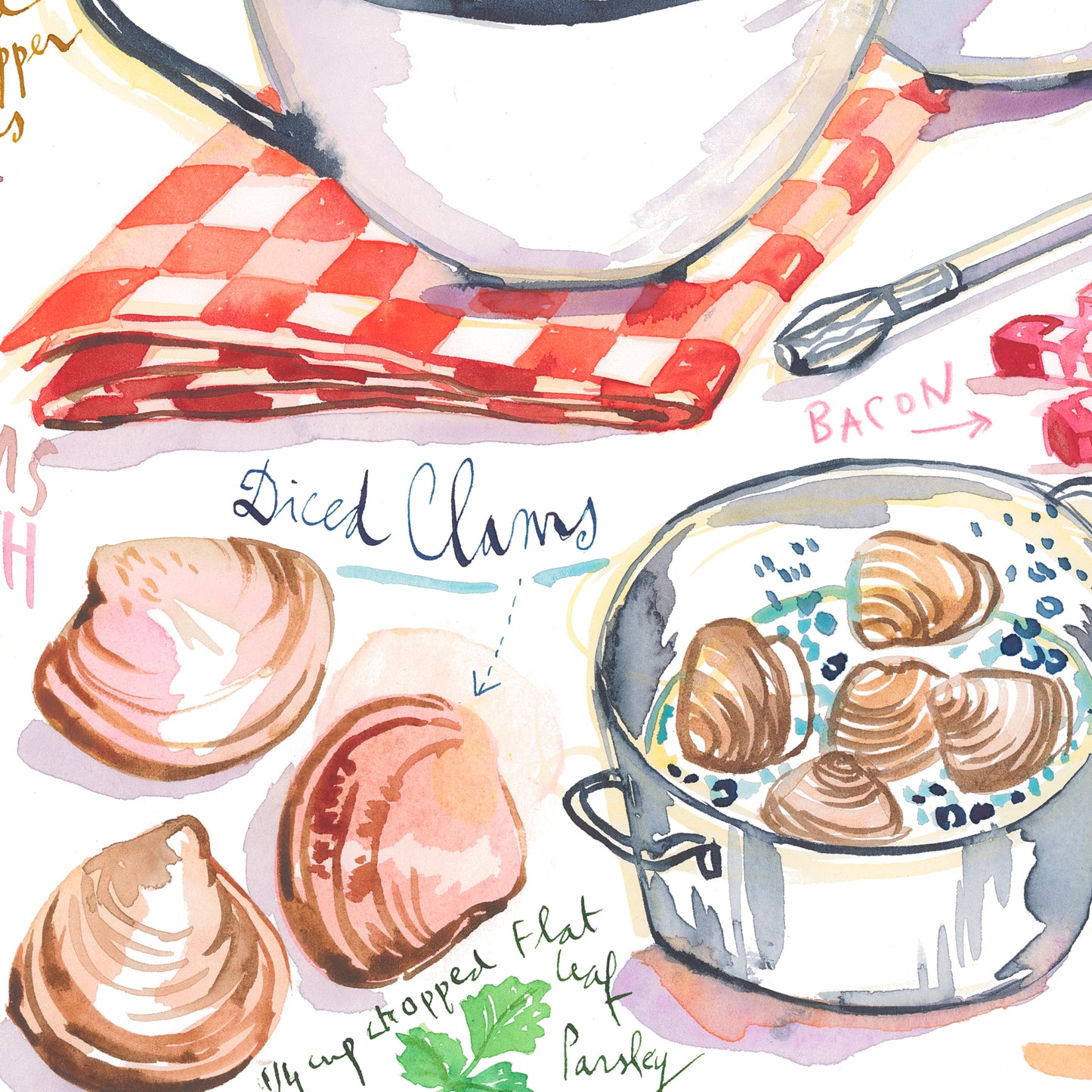 Manhattan clam chowder