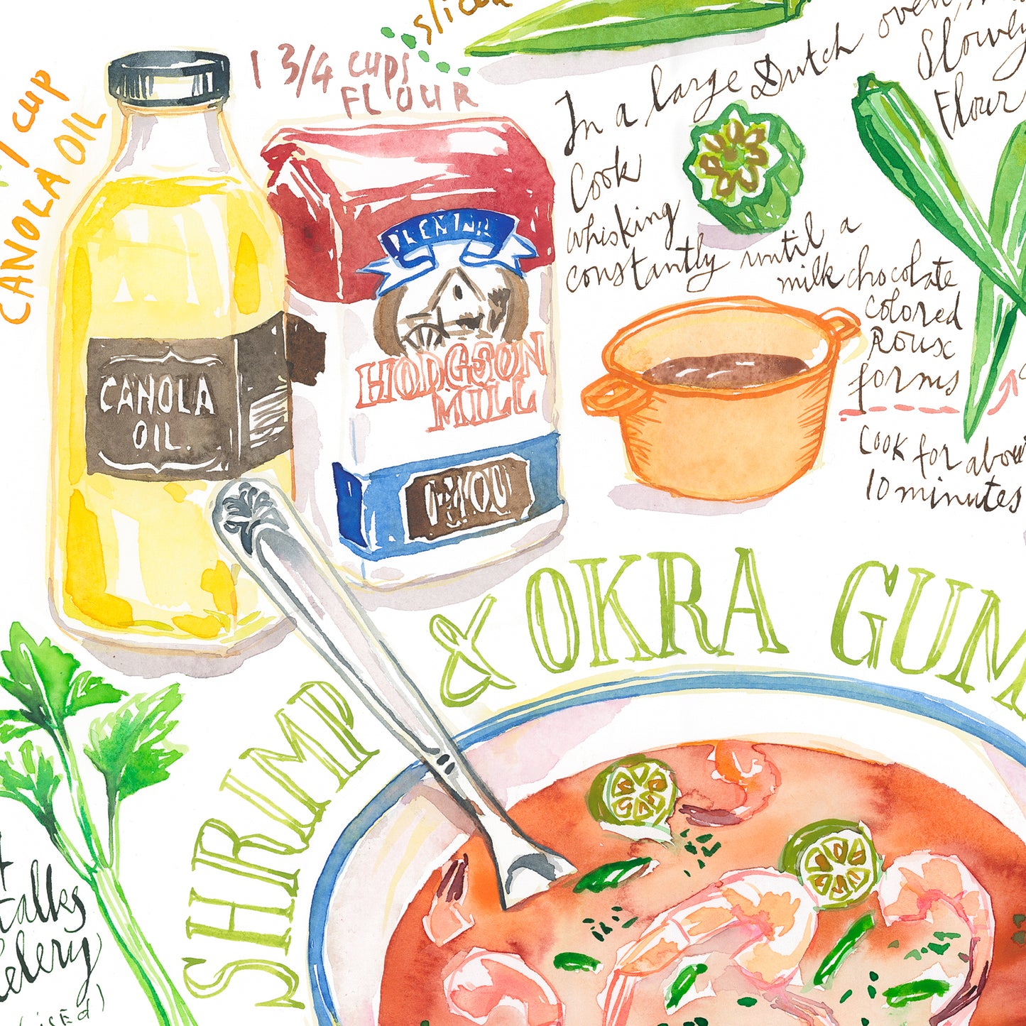 Shrimp and Okra Gumbo recipe