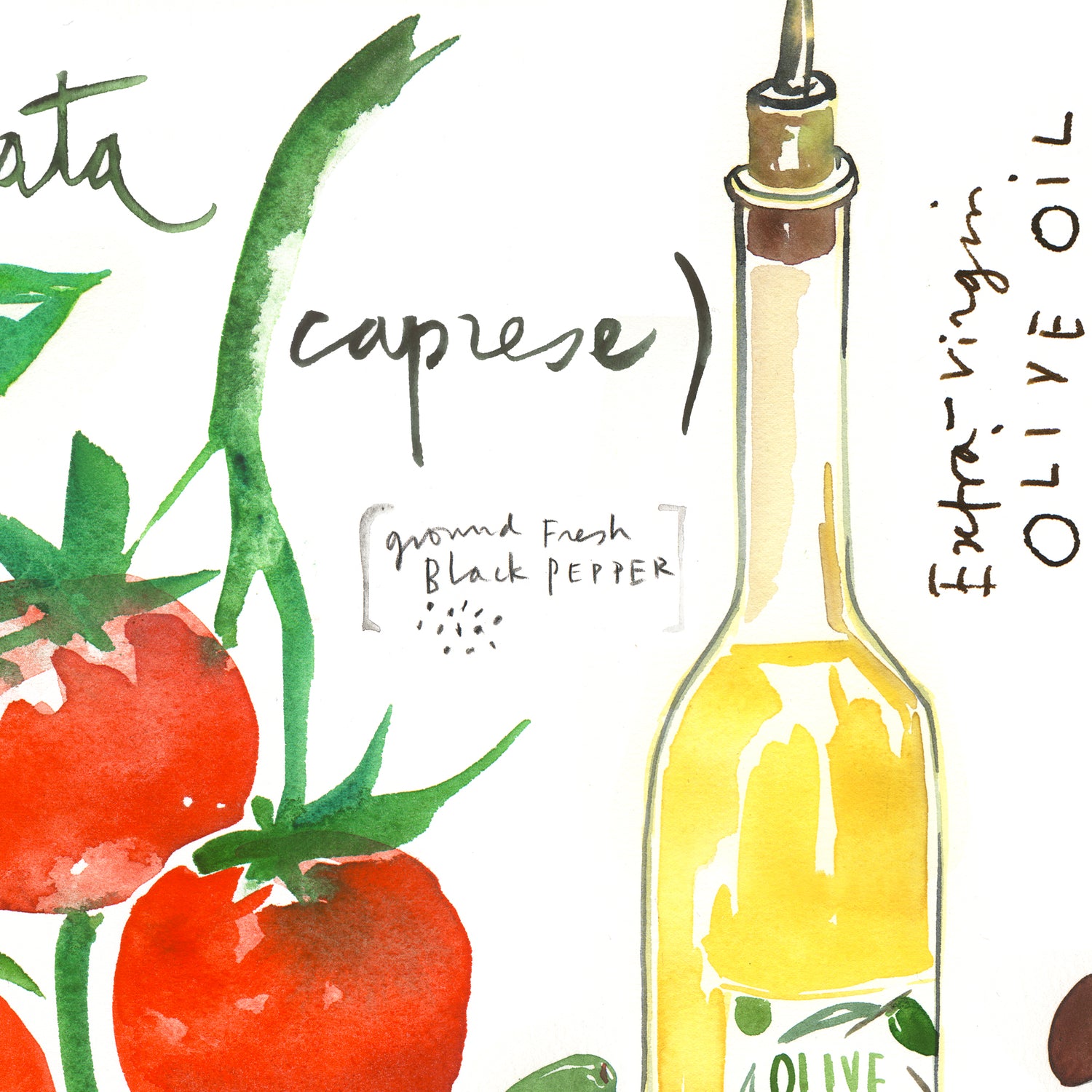 La recette de la salade Tomate-Mozzarella