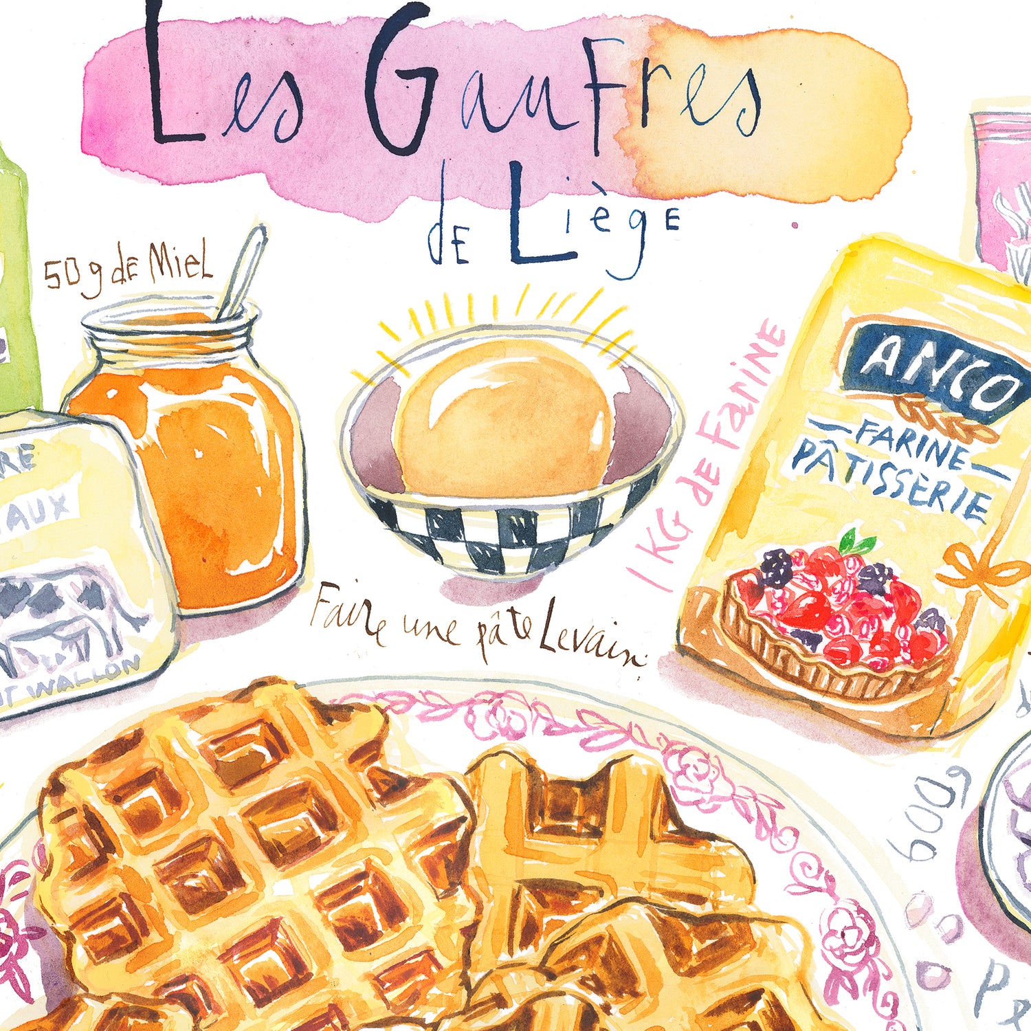La recette des Gaufres de Liège