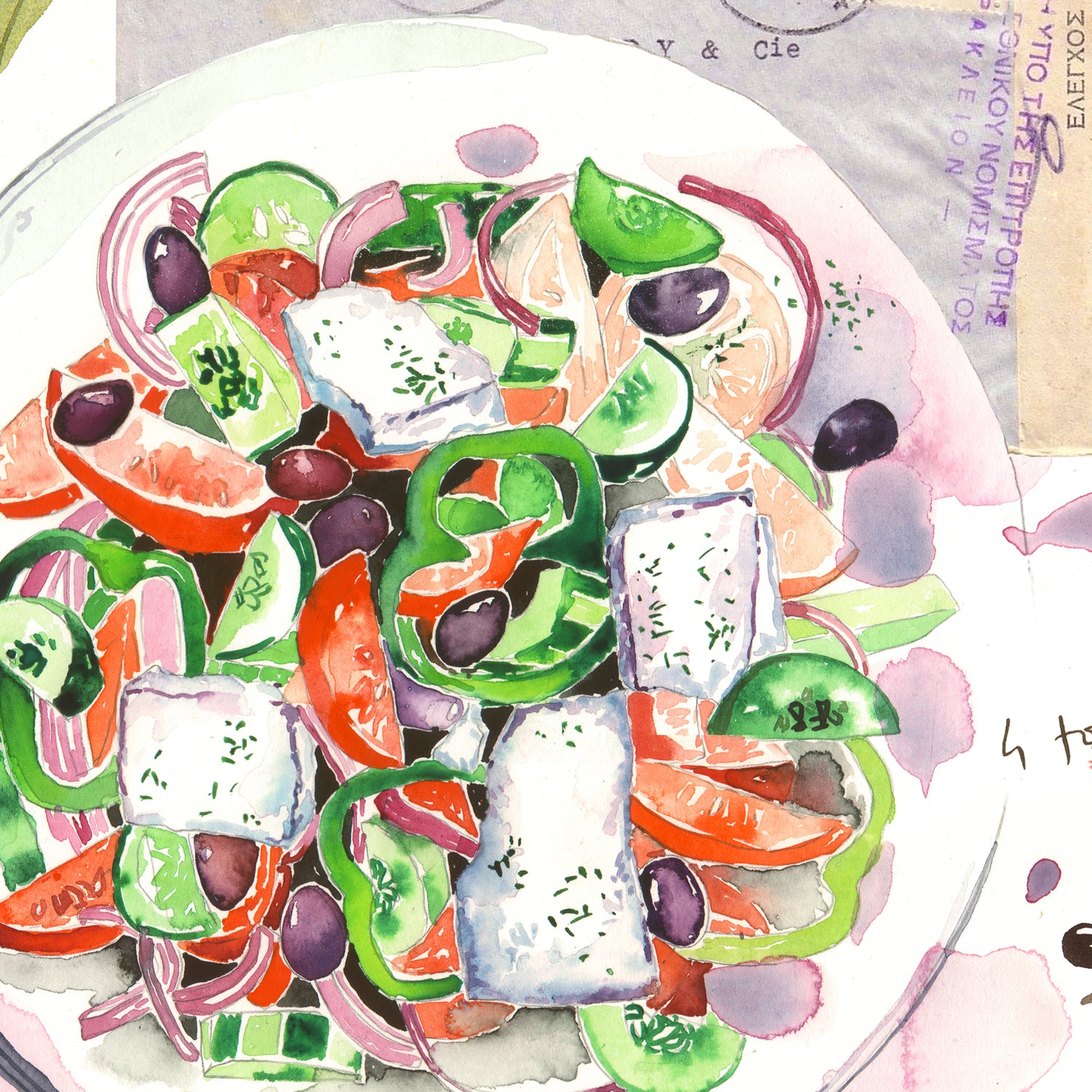 Recette de la Salade Grecque