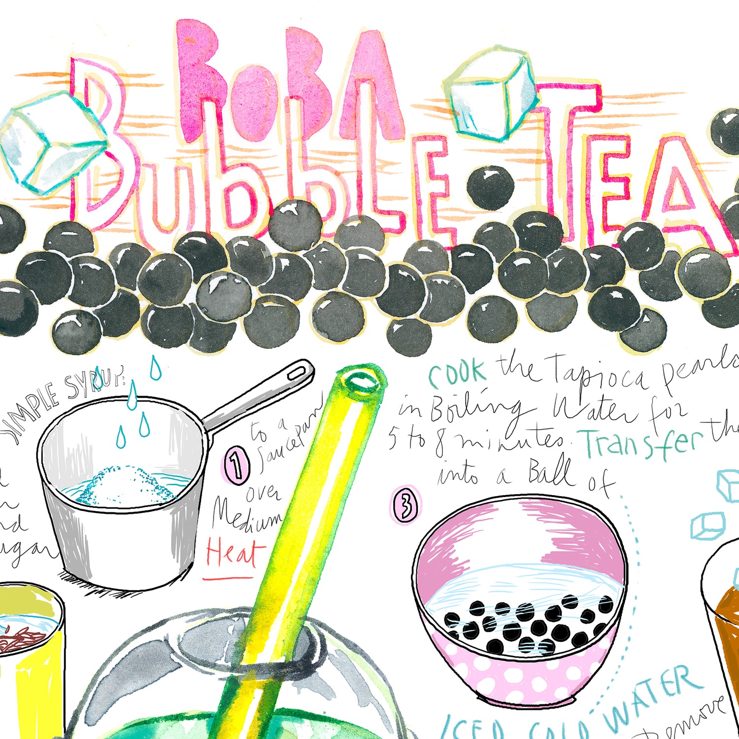 La recette du Bubble Tea