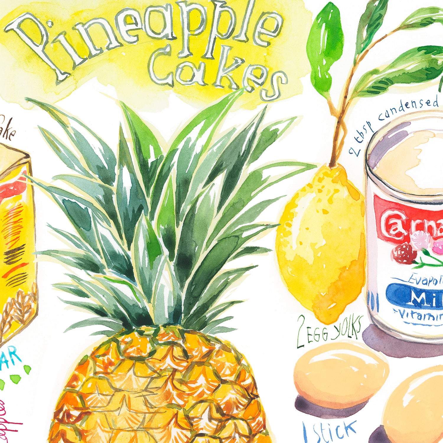 Recette des Gâteaux à l'Ananas Feng Li Su