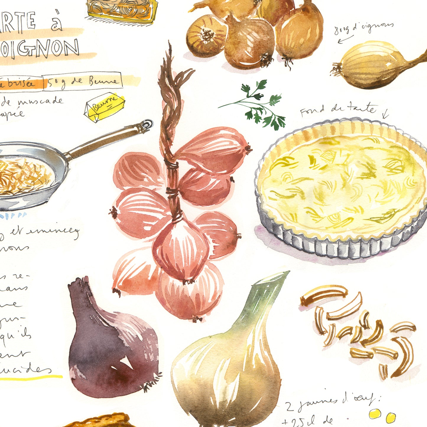 French onion tart recipe