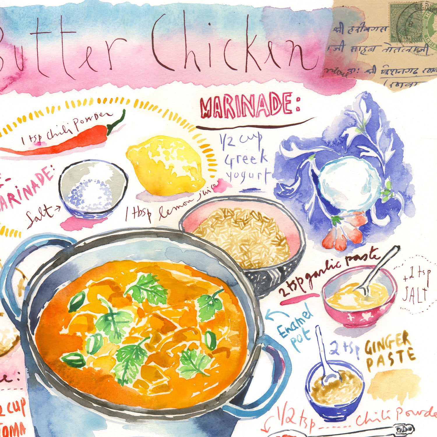 La recette du Butter Chicken