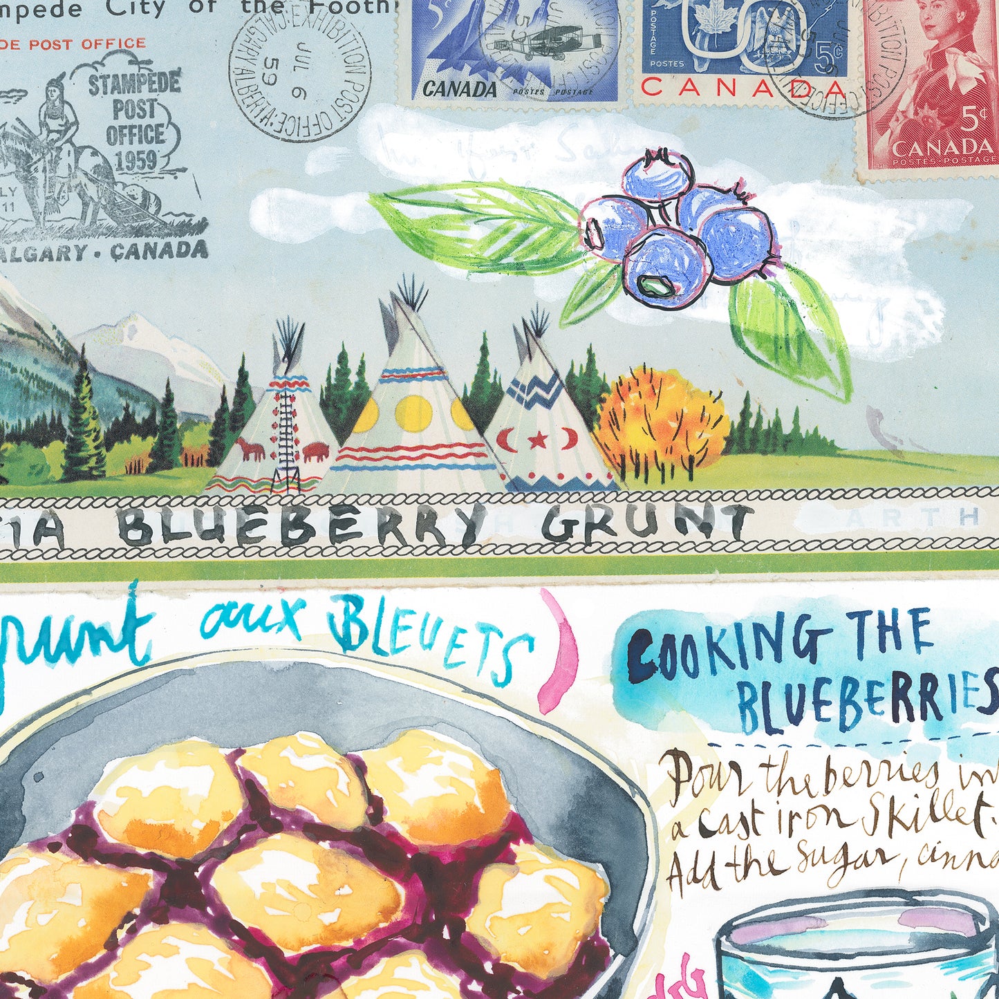 Nova Scotia Blueberry Grunt recipe