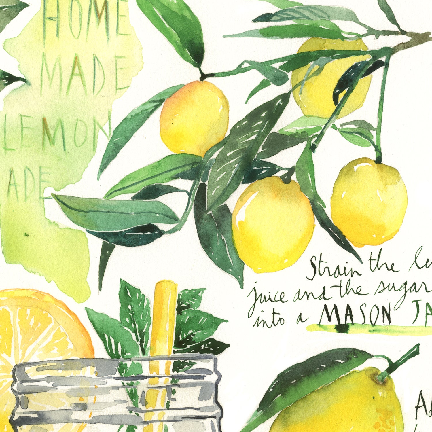 Homemade lemonade recipe