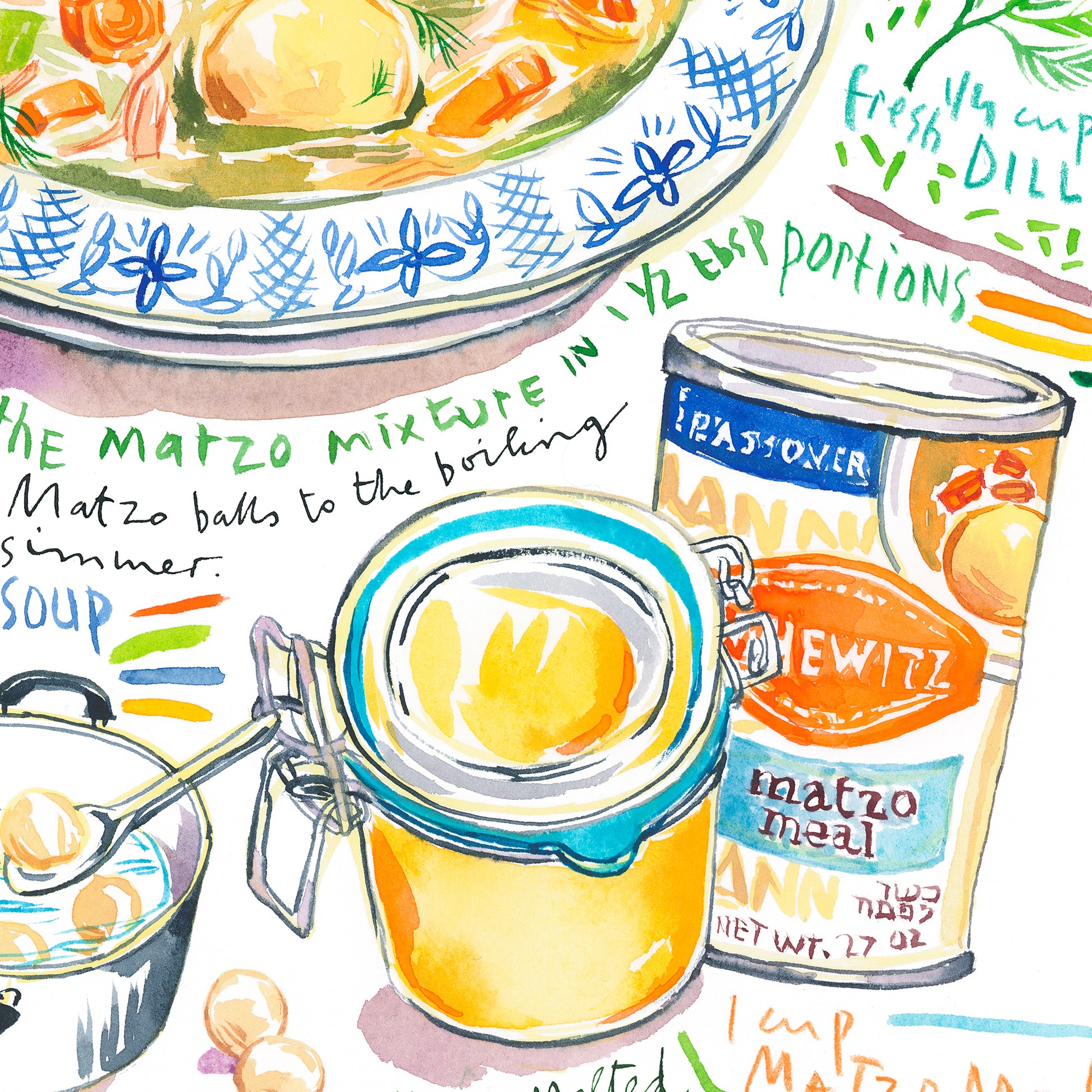 Classic Matzo Ball Soup (Jewish penicillin) - The Lemon Bowl®