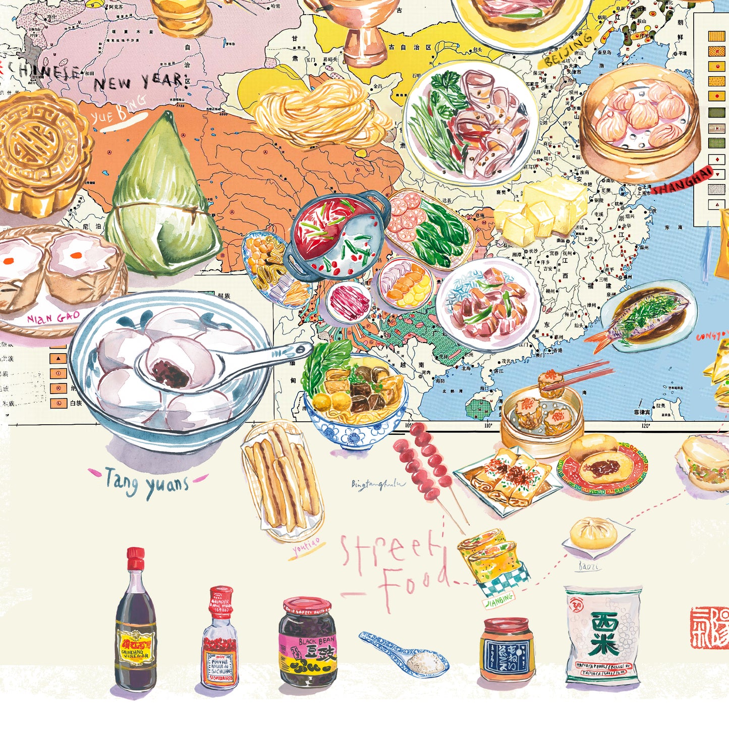China food map