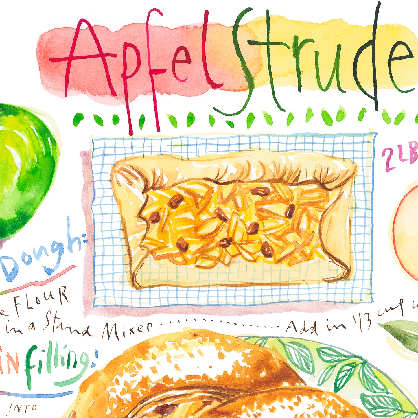 Apple Strudel recipe - Apfelstrudel
