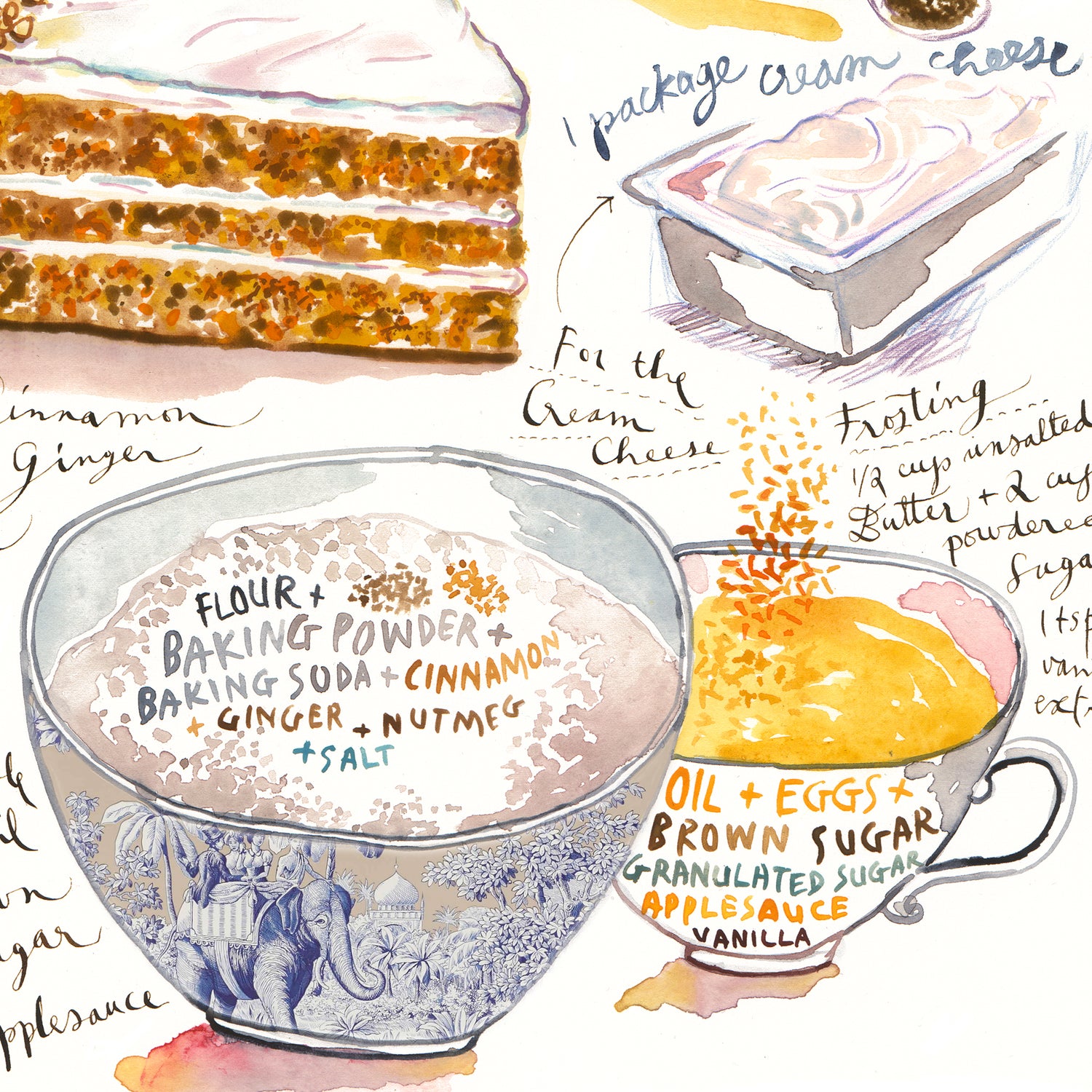 Carrot cake recipe 